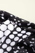 Dot Print Halterneck Tankini Set